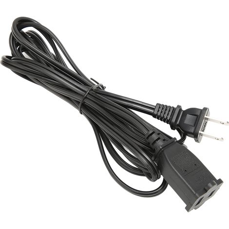 Câble d'alimentation professionnel NEMA 1-15P vers NEMA 1-15R, rallonge de 3 m (9,8 pi), prise américaine, 125 V (1/5)