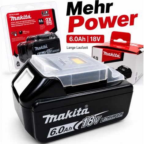 18V 6,0Ah Ersatzakku für Makita BL1860B BL1851B LXT Li-Ion LED (1/5)
