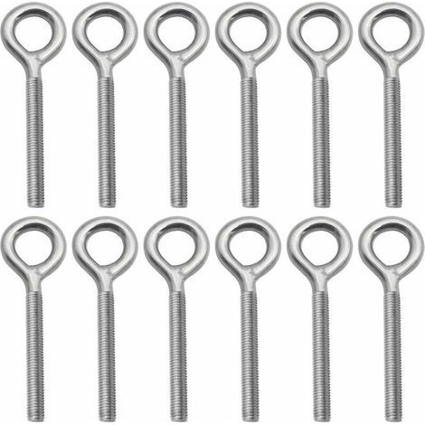 Linghhang – Confezione da 12 golfari M6 in acciaio inox 304 – Lunghezza 70 mm – Resistenti alla ruggine – Per macchinari da esterno (1/5)