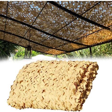 1 Filet De Camouflage 3x5M, Tissu Oxford 210D, Résistant Intempéries, Pour Chasse Camping Jardin