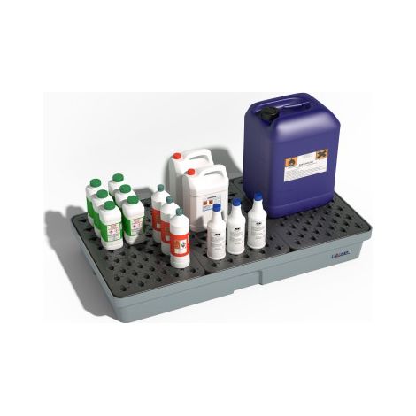 Bac pour paillasse avec caillebotis amovible 90 L 200 kg - FIMM - 845008050 (1/4)