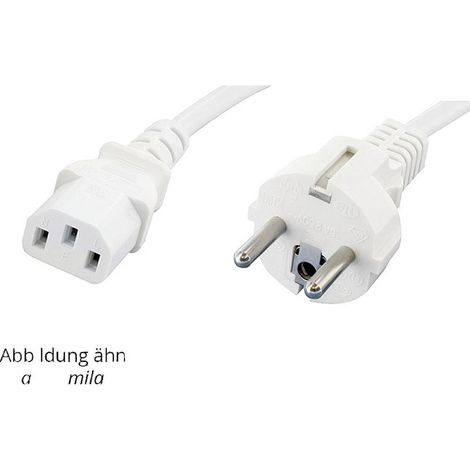 econ connect NKG2WS1 Kaltgeräte Anschlusskabel 2 m