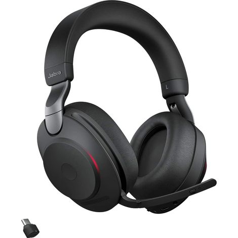 Jabra Evolve2 85, UC Stereo Auricolare Con cavo e senza cavo A Padiglione Ufficio USB tipo-C Bluetooth Nero (1/5)