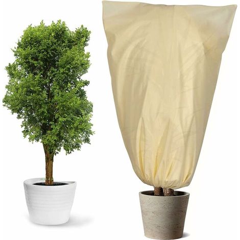 Hivernage pour Plantes, Housse de Plante, Housse de Protection pour Plante Non Tissée Protection Contre Le Gel des Plantes en Pots et Rosiers (80 x 100CM)T-Audace (1/5)