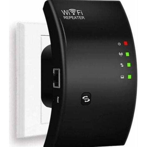 Ripetitore WiFi, potente amplificatore WiFi, extender WiFi N300, potenziatore di segnale WiFi, 1 porta Ethernet, copertura fino a 200 m², facile installazione, compatibile con tutti i decoder In (1/4)