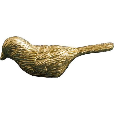Poignée de Meuble en Cuivre Pur, Petite Poignée Décorative D'oiseau Dorée, 65x20x23 Mm, pour Porte D'armoire, Tiroir et Meuble de Salon, 1 Pièce (1/5)