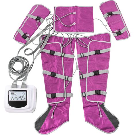 Senderpick – Appareil de pressothérapie 7 en 1 – Masseur de drainage lymphatique – Technologie de soudage par ultrasons – 16 chambres à air pour double efficacité