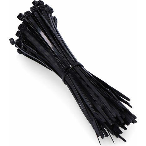 Fascette in Nylon Fischer Nero 30 cm (100 Unità)
