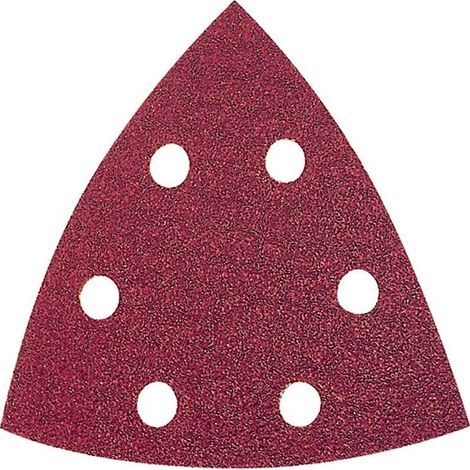 Disco abrasivo adesivo 94x94mm K.80 per HO / corindone metallico Numero di fori 6 6 pz / conf PROMAT
