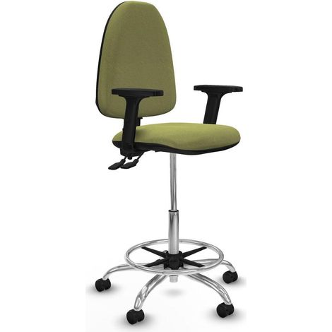 Piqueras-y-crespo Hocker Aýna olivgrün ergonomisch