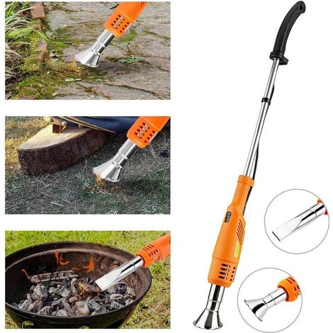 TrAdE Shop Traesio - Bruciatore Erba Elettrico 2000w 230v Diserbante Termico Per Erbacce 60/650 Gradi - (1/5)