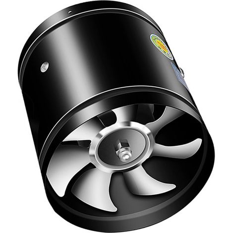 Ventilation d'échappement de ventilateur de conduit d'appoint rond en ligne à faible bruit pour les cuisines, les salles de bains, les restaurants et les supermarchés (1/5)