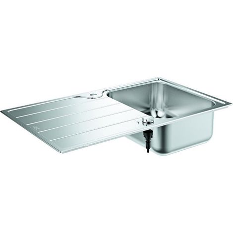 Lavello incasso K500 con gocciolatoio. sinistra/destra installabile 860x500mm ES