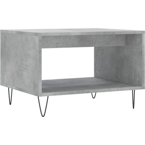 Maison Exclusive - Mesa de centro madera de ingeniería gris hormi