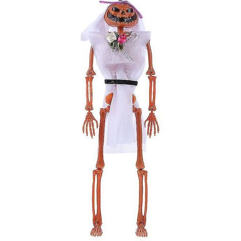 1 Stück Kunststoffskelett für Halloween-Dekorationen