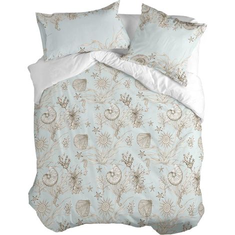 Housse de Couette Coral Reef Multicolore 200 x 200 cm