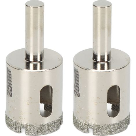 2pcs Hole opener drill bit 25mm, suitable for drilling various materials, including hard and brittle materials (shipped in PE bag). (1/5)