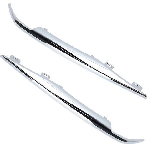 Embellecedor de faro antiniebla delantero para Cadillac Escalade 2015-2019 Tira de ceja para faro antiniebla 22968428 22968429 (1/5)