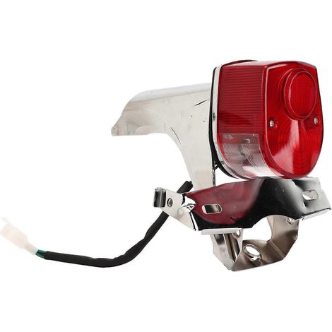 Luz trasera para motocicleta con soporte para matrícula 84701 098 000 Compatible con DAX ST50 ST70 CT50 CT70 Trail