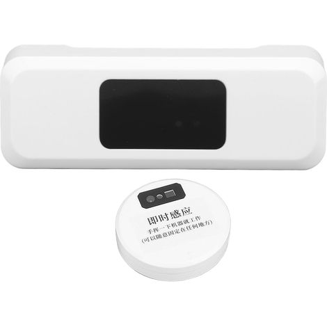 Chasse d'eau WC sans contact automatique capteur infrarouge détection rapide 0,25 s recharge USB pour salle de bain (1/5)