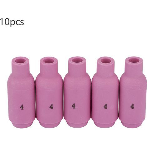 Yctze Buses de Soudage en Céramique 10 Pièces 10N46-10N50 pour Le Soudage MIG/TIG, Accessoires de Soudage Résistants aux Hautes Températures, Durables et Fiables (Bouche 6mm 10N50(4)) (1/5)