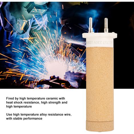 Pistolet soudeur à air chaud, cartouche céramique triac 230 V 1550 W, pour soudage de membrane d'étanchéité de tunnel (1/5)