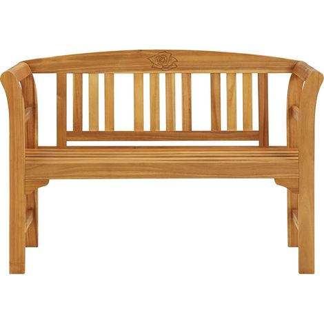 Maison Exclusive - Rosenbank 1 -Sitzer 114 cm Solid acacia wood N (1/5)