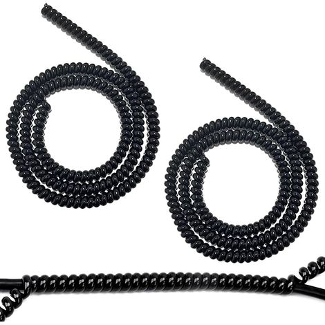 2 x 90 cm Spiral Wire Protection de Câble en Spirale pour Trottinette Brake Spiral Tube Cable Protector Cover Sac de Transport pour Scooter Housse Accessoires de Scooter