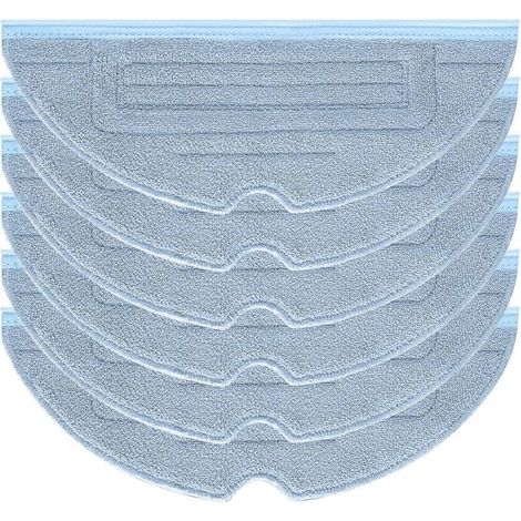 6 mopping pads for Roborock S7 Pro Ultra, S7 MaxV Ultra, S7 Plus, S7 Max – spare parts and accessories for Roborock S7, T7s and T7s Plus robotic vacuum cleaners--DTEKGAZ