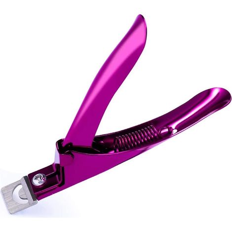 Professional stainless steel nail clippers for acrylic, artificial and gel nails – for manicures and pedicures, precise cutting, hygienic, ideal for nail salons or home use