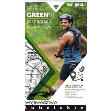 Voivodato de Lublin. Mapa turístico de rutas ciclistas. No solo Green Velo. Euro Pilot. (1/5)