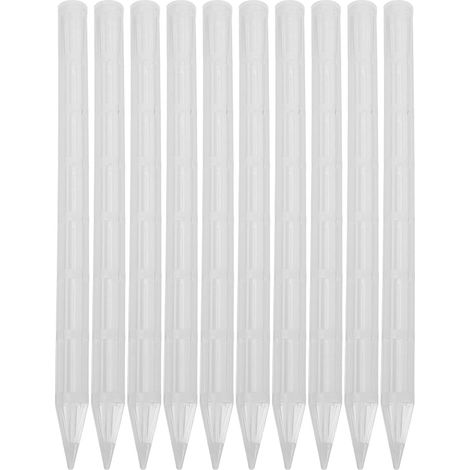 Tuteurs D'aération pour Racines de Plantes en Plastique, Lot de 20 Pièces, Tubes Ventilés pour Jardinage, Apport D'oxygène et Prévention Pourriture des Racines, (1/5)