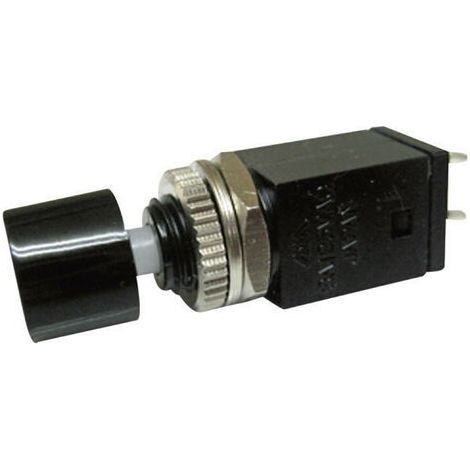 Bouton-poussoir Miyama DS-410, BK 706027 125 V/AC 3 A 1 x Off/(On) à rappel 1 pc(s) (1/2)
