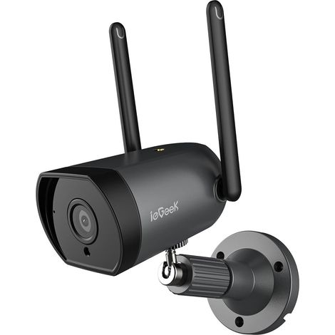 ieGeek Caméra Surveillance WiFi Exterieure Détection de Mouvement PIR Audio Bidirectionnel PC/Sirène/IP66 (1/5)