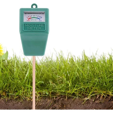 Hygromètre Sol - Mesure Humidité Terre Sans Pile - Pour Jardin Potager Pelouse Plantes Intérieures Extérieures - 1 Pièce (1/5)