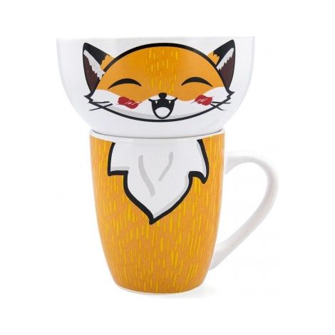 SET ZORRO MUG 33CL Y BOL 51CL ZOO QD - ADI