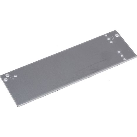 Panneau avant 3U, 8HP, Gris ( Prix pour 1 )