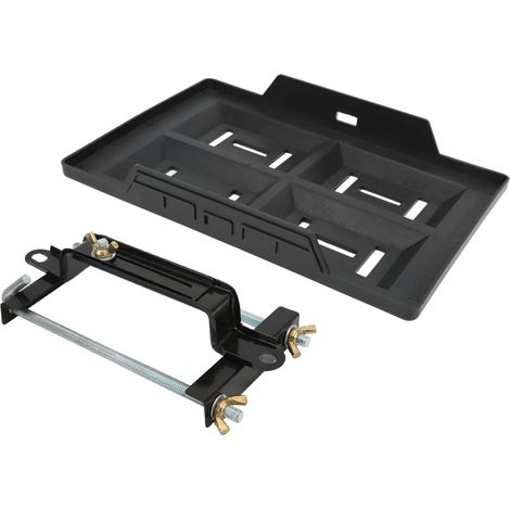 Kit de support de fixation pour batterie auto, fentes encastrées, construction robuste, compatible batteries séries 27, 30 et 31 (1/5)