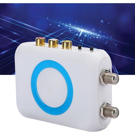 Modulateur RF HD Portable Professionnel HDM66 pour Vidéo Haute Définition PAL/NTSC avec Boîtier ABS