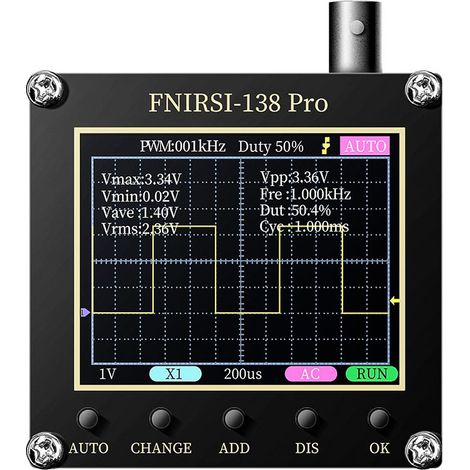 FNIRSI 138-PRO Handheld Digital Oscilloscope No Battery (1/5)