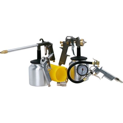 Kits de herramientas neumáticas 5 pcs para compresor (1/2)
