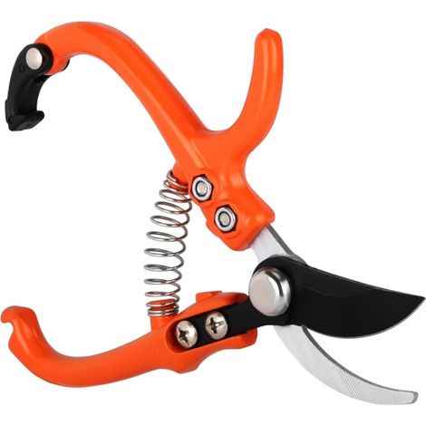 Sécateur de Jardin, Secateur de Jardinage et Cisaille à Haie en Acier Carbone, Outillage de Jardinage, Cisailles Outils pour la Taille de Haies