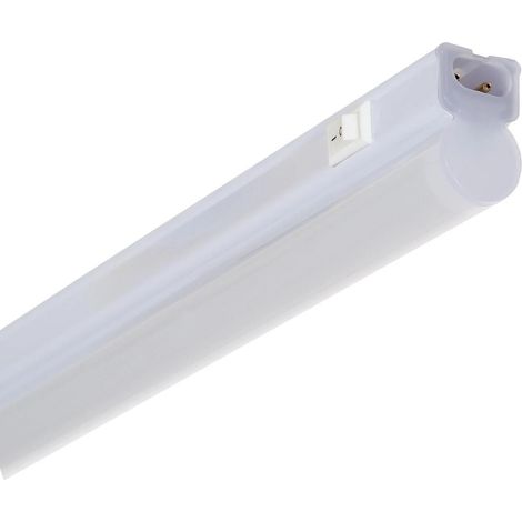 Barra Lineare LED 30cm 5W Batten Collegabile e Interruttore 3200K Bianco Caldo (1/5)
