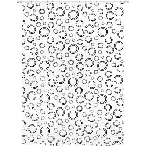 Tenda Doccia Vasca Bagno 180x200 Cm Resistente Impermeabile Antimuffa Moderna Con Ganci - B