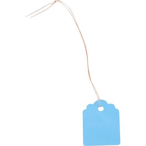 Panneau de marqueur d'étiquette, étiquette de fleur suspendue imperméable en PVC, pour décoration de plantes de jardin, fleurs, patio (bleu) (1/5)