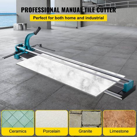 Coupe Carrelage Manuel 1200 mm Coupe-Carreaux, Épaisseur 6-15 mm Coupeur de Carrelage en Aluminium avec Positionnement Laser Infrarouge pour Couper Céramique Carreaux Porcelaine Carreaux Polis (1/5)
