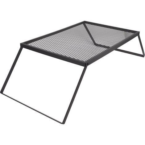 Faltbare Feuerschale, hitzebeständig, robust und tragbar, 50 x 35 cm, mit Gabel. (1/5)
