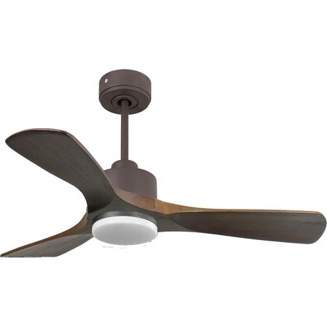 Ouray de Klassfan - Ventilateur de plafond et destratificateur moteur DC basalte pales bois blanc 25 à 40 m² OurayDC1P7Wi132 (1/5)
