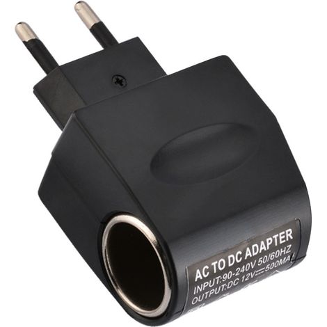 220 V auf 12 V 6 W Kfz-Zigarettenanzünderadapter – Kompakter 5 x 5 x 3,3 cm Kfz-Stromwandler für Kfz-Geräte mit geringer Leistung