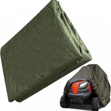 140x66x91cm (vert) Housse de tondeuse à gazon imperméable en tissu Oxford résistant aux UV pour tracteur de jardin autoporté (1/5)